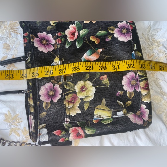 Gently Loved Rosetti Purse- 8+ Compartments/💯Functional, Flowers & Hummingbirds - Picture 8 of 16